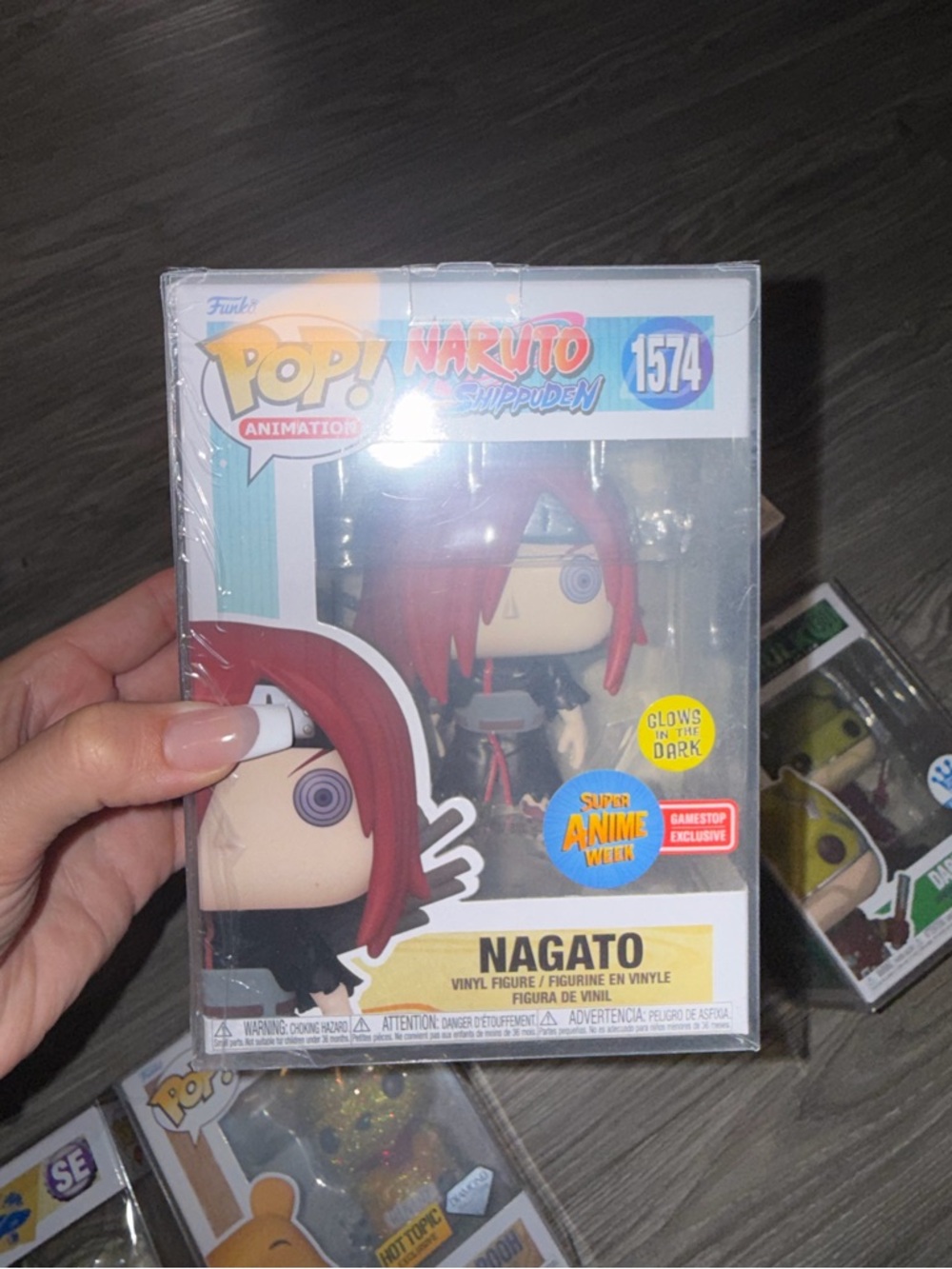 FUNKO POP ! NAGATO 1574 GLOWS IN DARK GAMESTOP EXCLUSIVE ANIME WEEK N01
